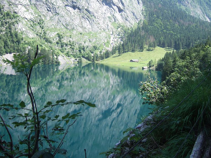 2009-08- (140).JPG - Das Ziel: Die Fischunkel-Alm am Südende des Obersees